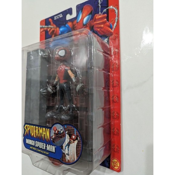 SPIDER-MAN Classics MANGA SPIDER-MAN WALL CRAWLING 2002 ToyBiz Marvel Legends - Picture 3 of 11